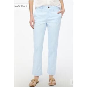 NWT J Crew Factory‎ Womens High Rise Girlfriend Chino Pants 14 Pockets Stretch